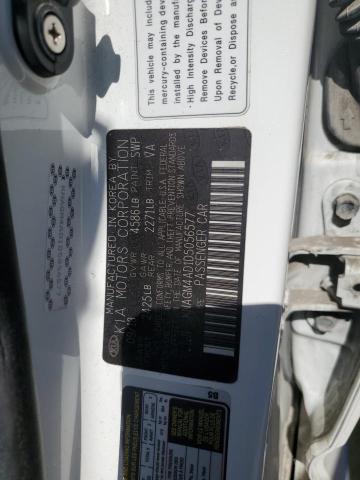 2013 Kia Optima Hybrid VIN: KNAGM4AD1D5056577 Lot: 48332294