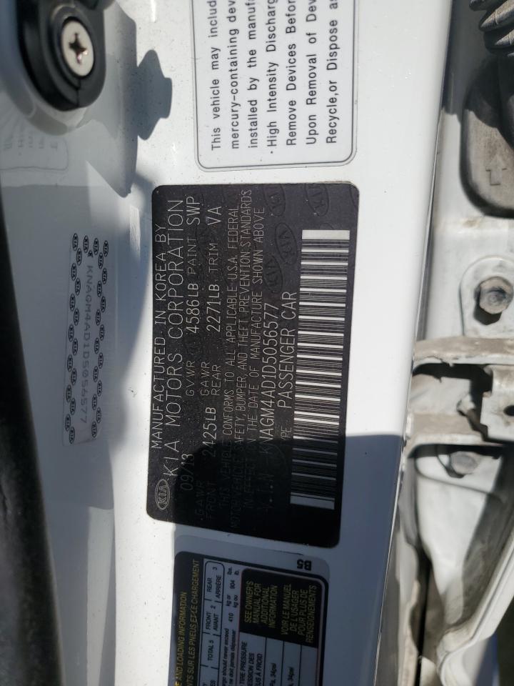 KNAGM4AD1D5056577 2013 Kia Optima Hybrid