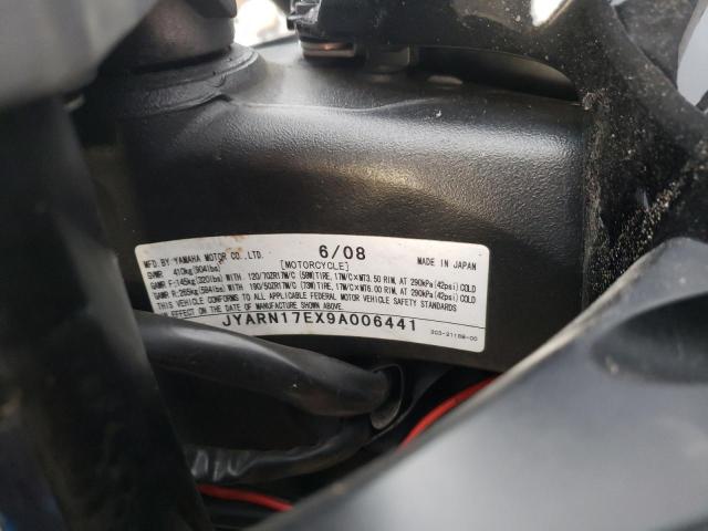 2009 YAMAHA FZ1 S JYARN17EX9A006441