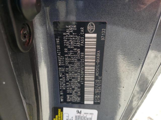 Lot #2510428355 2007 TOYOTA CAMRY SOLA salvage car