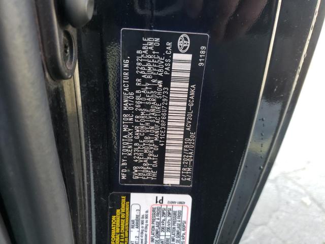 4T1CE38P66U729733 2006 Toyota Camry Solara Se