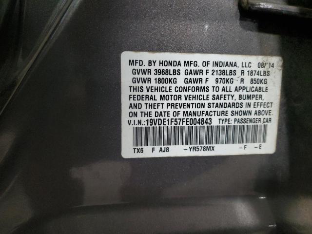 2015 ACURA ILX 20 PRE - 19VDE1F57FE004843
