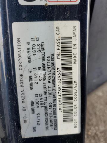 2016 Mazda 3 Sport VIN: JM1BM1J78G1339687 Lot: 48745544