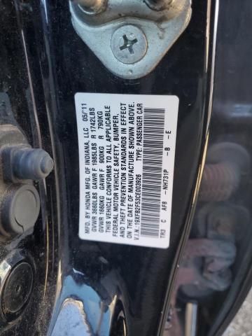 Lot #2378652008 2012 HONDA CIVIC LX salvage car