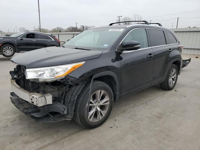 VIN 5TDKKRFH0ES025344 2014 Toyota Highlander, Xle no.1