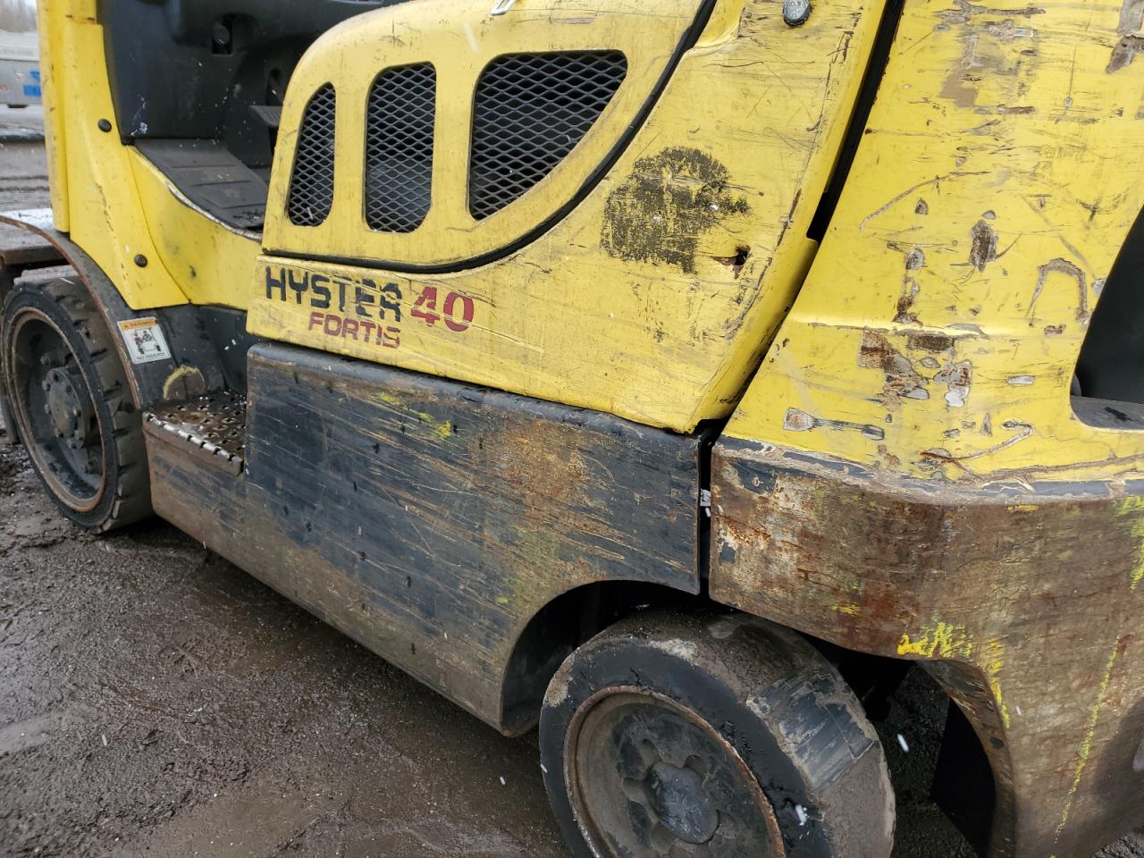 Lot #3242791975 2009 HYSTER FORKLIFT
