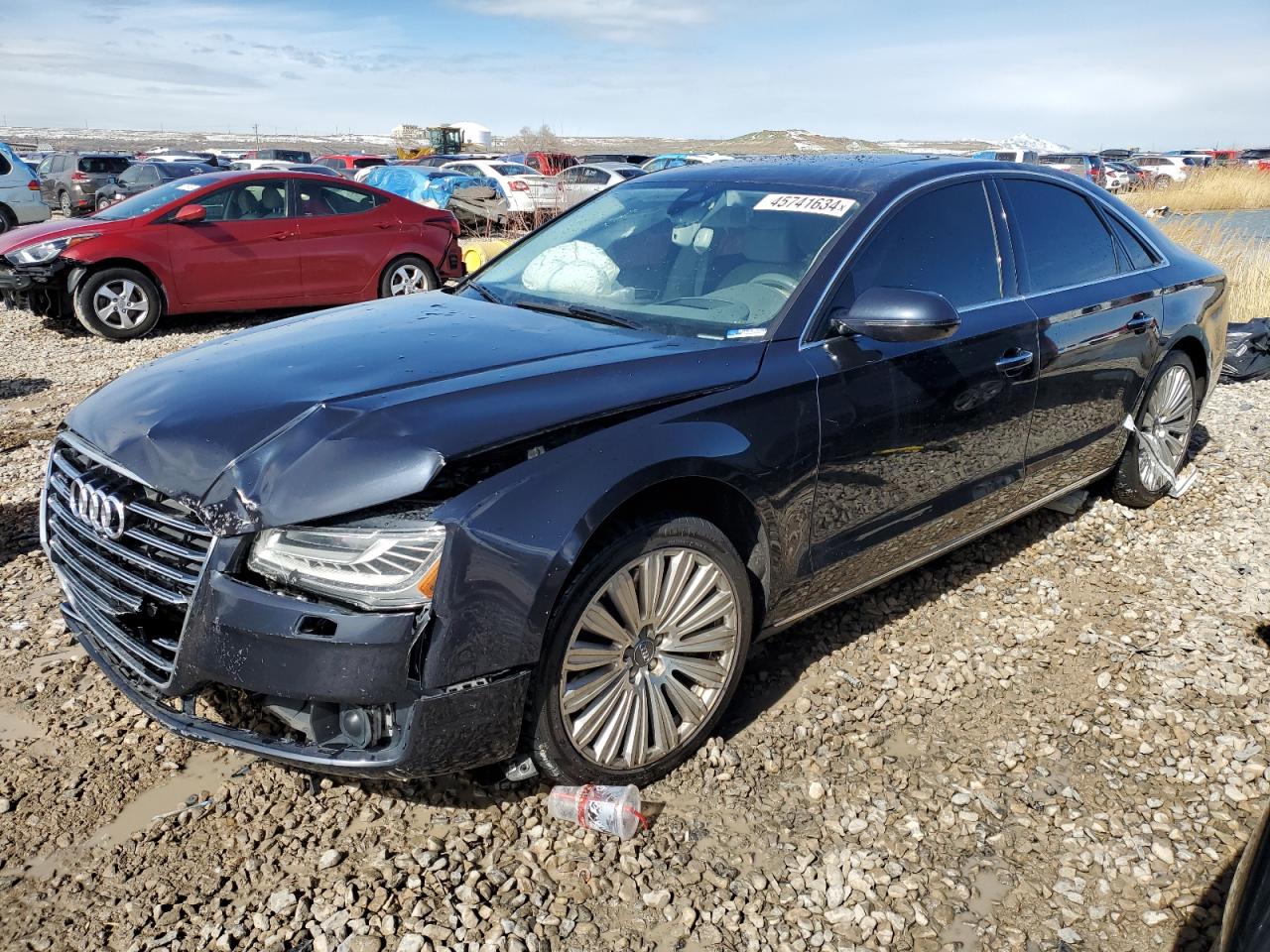 2015 Audi A8 Quattro vin: WAUJGAFD0FN012044