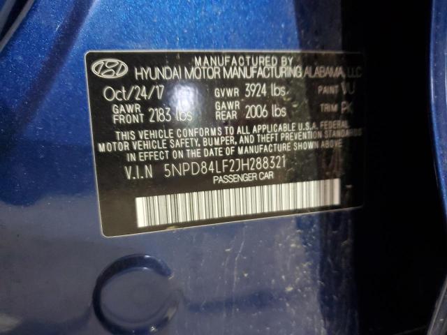 2018 HYUNDAI ELANTRA SE - 5NPD84LF2JH288321