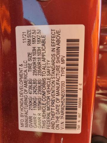 2022 Honda Cr-V Ex VIN: 7FARW2H52NE007093 Lot: 48547044