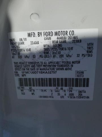 1FMCU0D71BKA32757 2011 Ford Escape Xlt