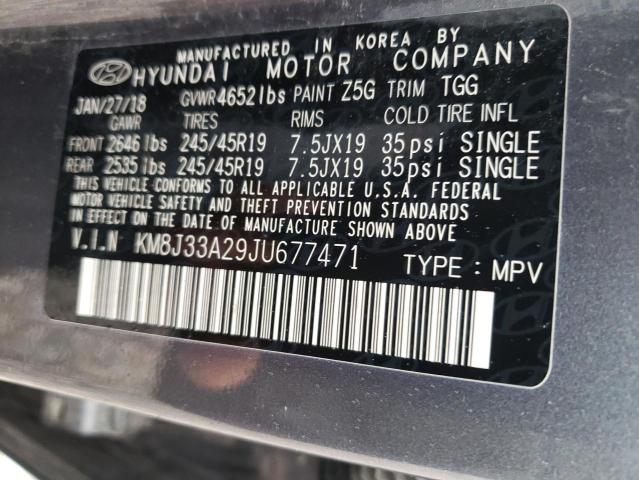 2018 HYUNDAI TUCSON VAL - KM8J33A29JU677471