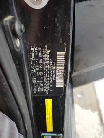 2012 Hyundai Accent Gls VIN: KMHCU4AE4CU060407 Lot: 48287664