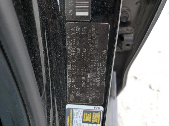 KNAFK4A62G5518877 2016 Kia Forte Lx