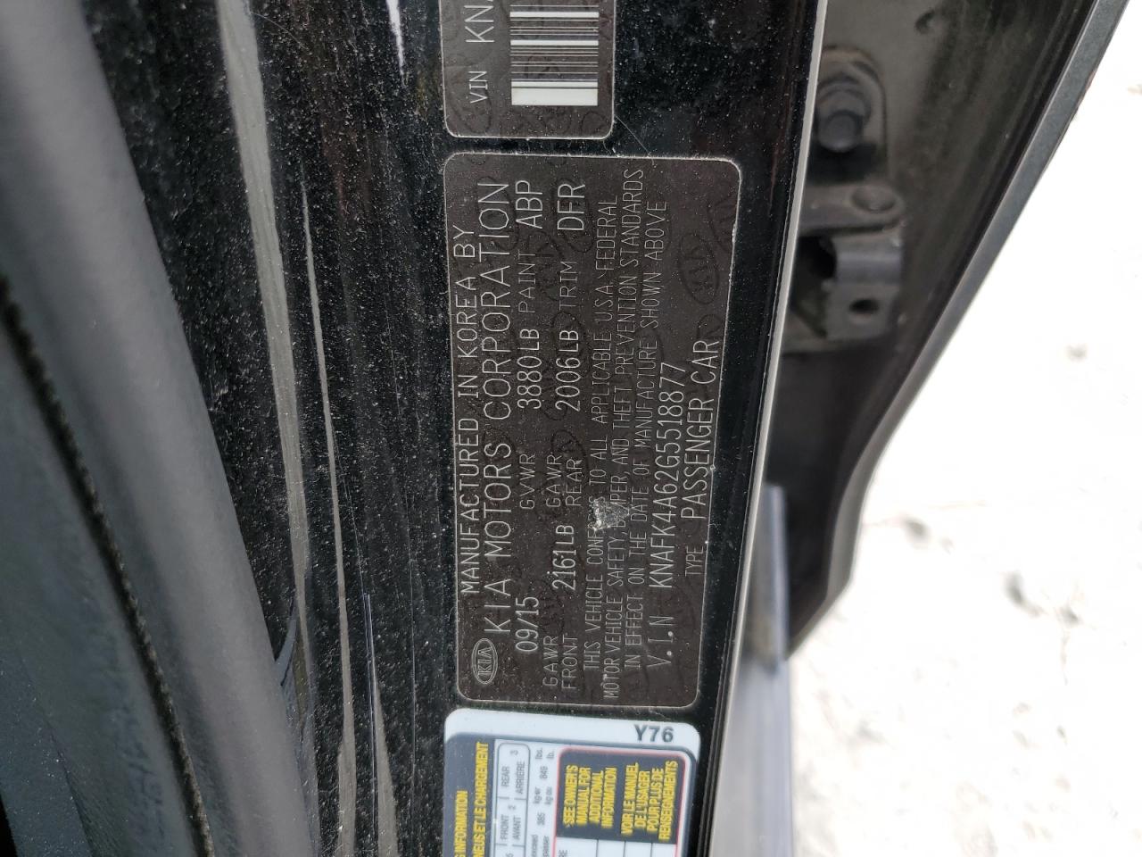 KNAFK4A62G5518877 2016 Kia Forte Lx KNAFK4A62G5518877 2016 Kia Forte Lx