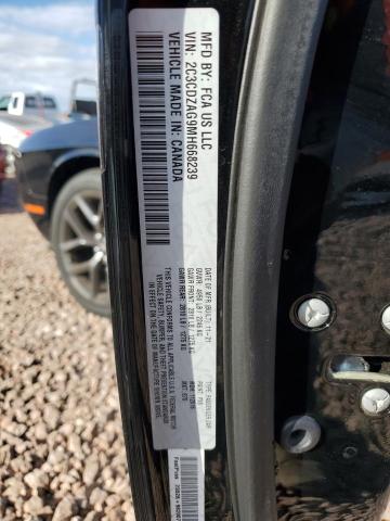 2021 DODGE CHALLENGER - 2C3CDZAG9MH668239