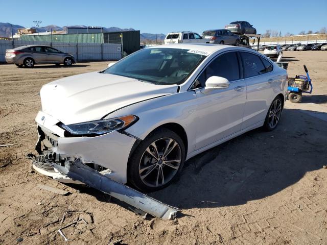 Lot #2492326999 2017 FORD FUSION TIT salvage car