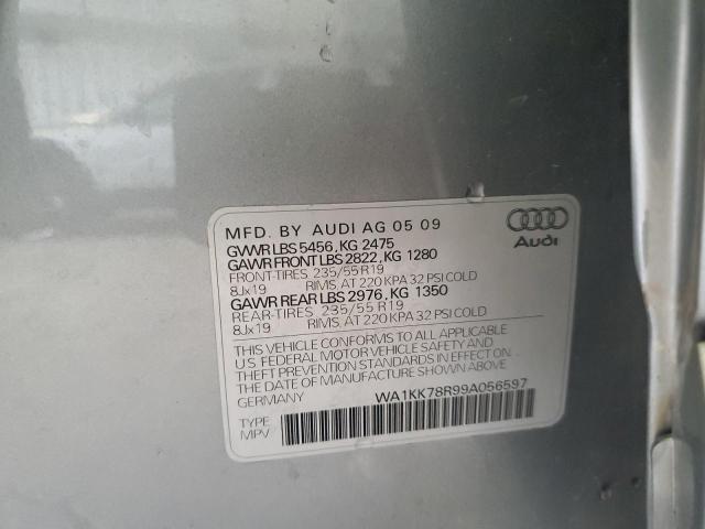 2009 Audi Q5 3.2 VIN: WA1KK78R99A056597 Lot: 48514374