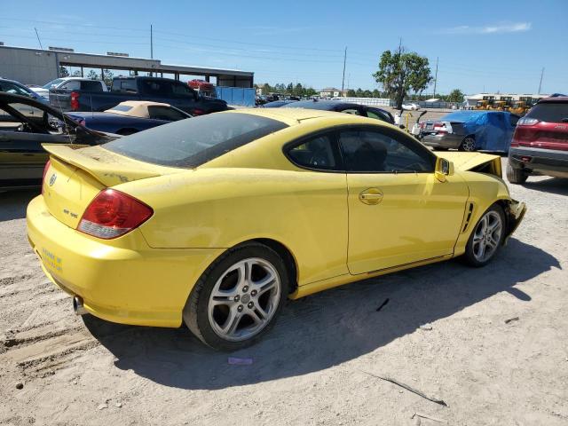 HYUNDAI TIBURON GT 2006 yellow coupe gas KMHHN65F96U203308 photo #4