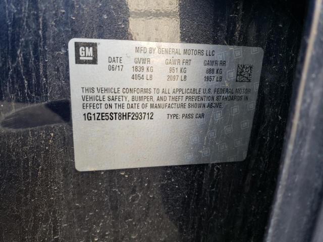 2017 Chevrolet Malibu Lt VIN: 1G1ZE5ST8HF293712 Lot: 39790934
