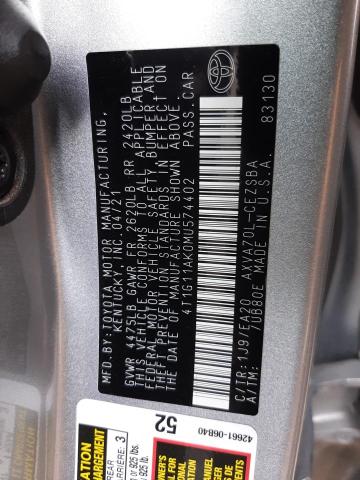 2021 Toyota Camry - Image 13