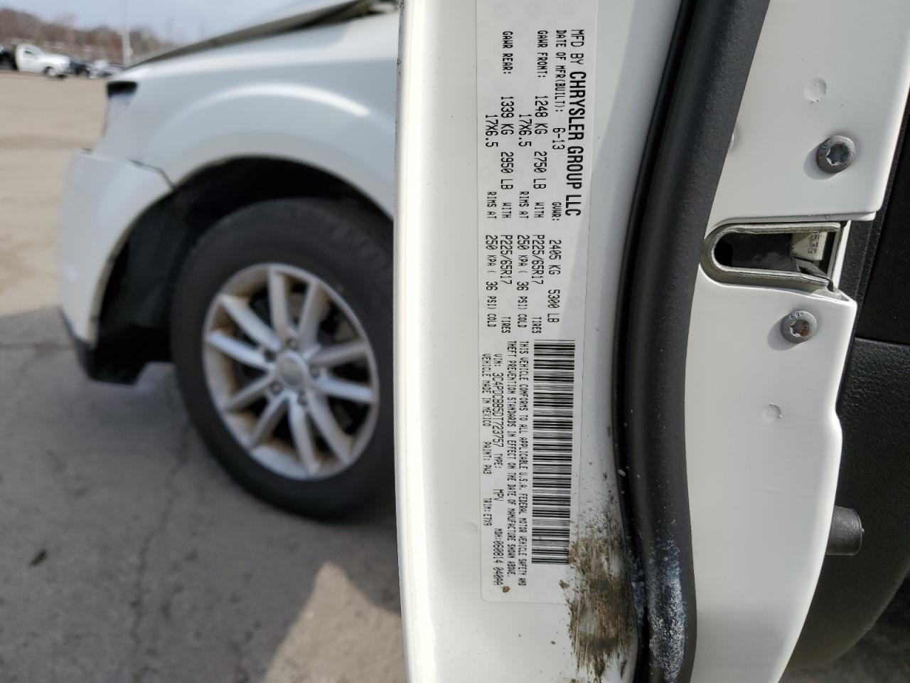 3C4PDCBB5DT723757 2013 Dodge Journey Sxt