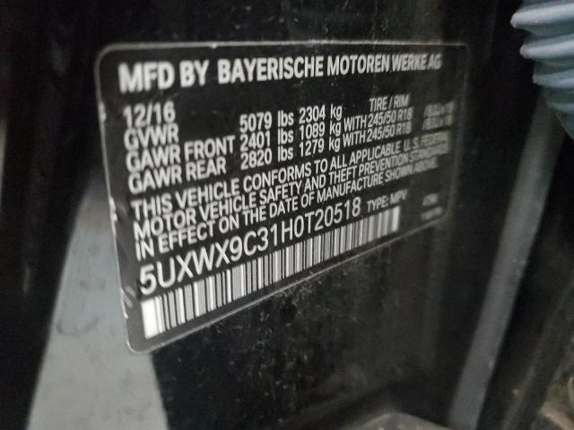 Lot #2425612121 2017 BMW X3 XDRIVE2 salvage car