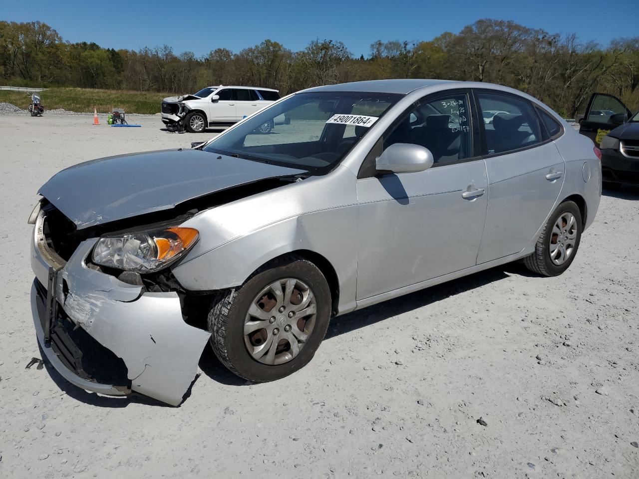 KMHDU4AD0AU854197 2010 Hyundai Elantra Blue