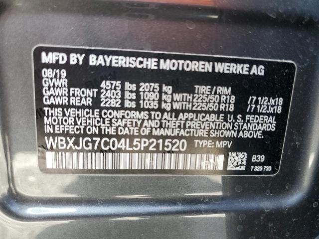 VIN WBXJG7C04L5P21520 2020 BMW X1, Sdrive28I no.13