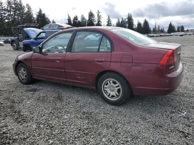 2002 Honda Civic Lx VIN: 2HGES16582H502912 Lot: 47835464