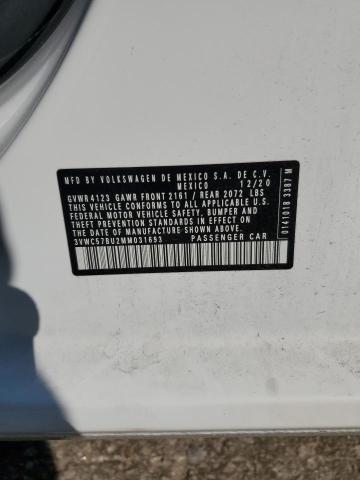 2021 VOLKSWAGEN JETTA S - 3VWC57BU2MM031693