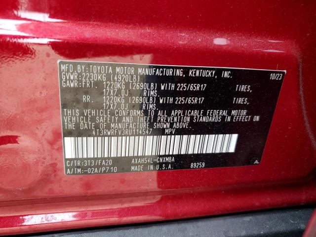 2024 TOYOTA RAV4 XLE - 4T3RWRFV3RU114547