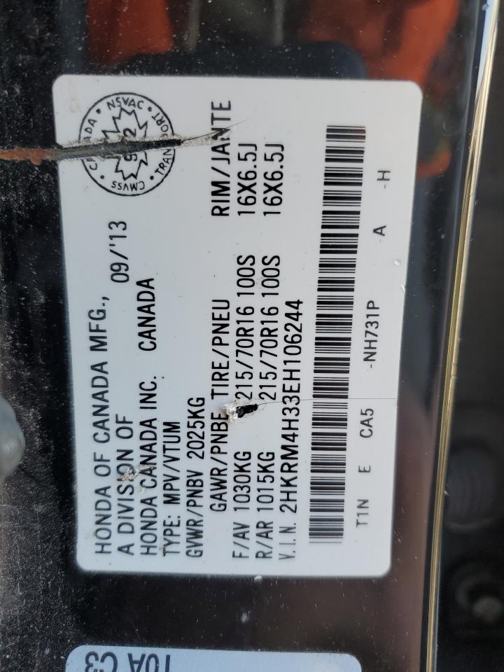 2HKRM4H33EH106244 2014 Honda Cr-V Lx