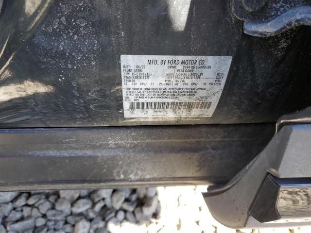 2022 Ford Explorer Timberline VIN: 1FMSK8JH1NGB66219 Lot: 48164184