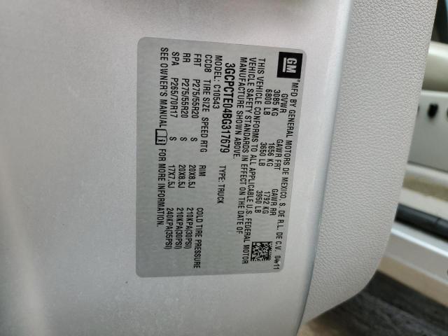 2011 Chevrolet Silverado C1500 Ltz VIN: 3GCPCTE04BG317679 Lot: 47790784