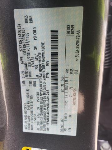 2024 FORD BRONCO HER 1FMEE4DP6RLA01246