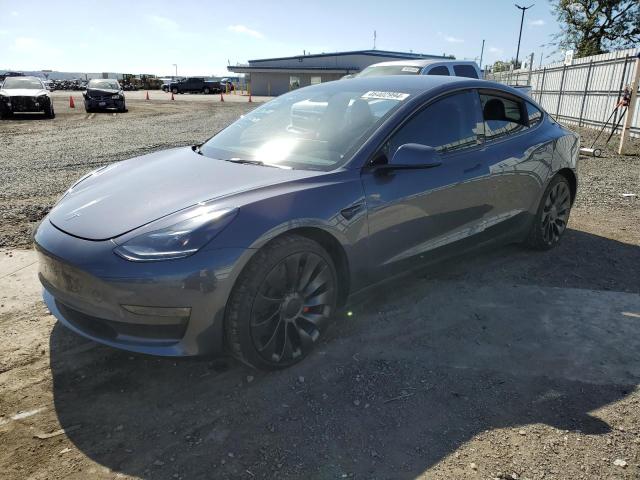 Lot #2502977933 2023 TESLA MODEL 3 salvage car