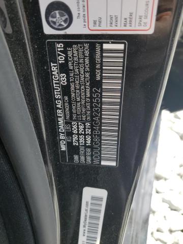 2016 MERCEDES-BENZ S 550 4MAT - WDDUG8FB4GA232552