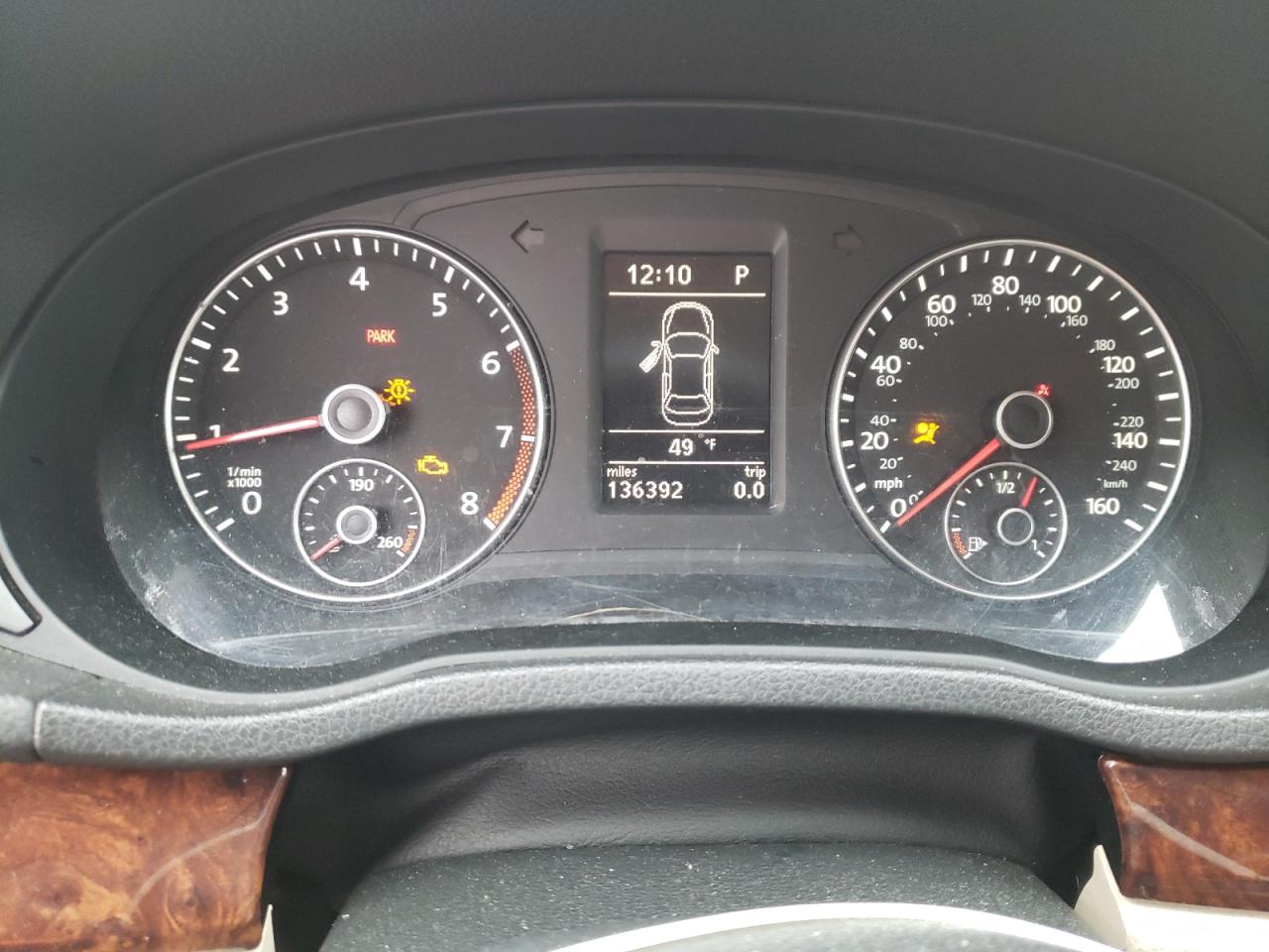 1VWCH7A34CC029279 2012 Volkswagen Passat Sel