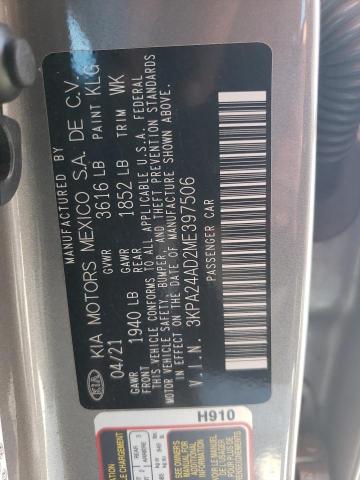 2021 KIA RIO LX - 3KPA24AD2ME397506