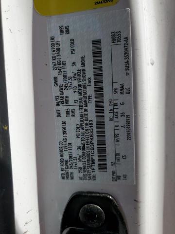2023 FORD F150 - 1FTMF1CB3PKE33183