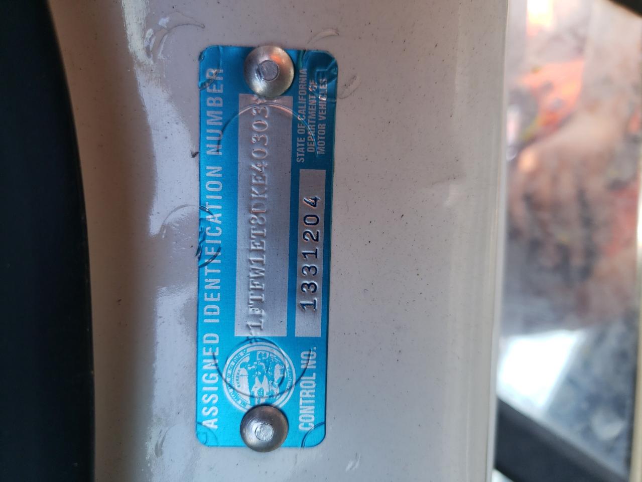 1FTFW1ET8DKE40303 2013 Ford F150 Supercrew