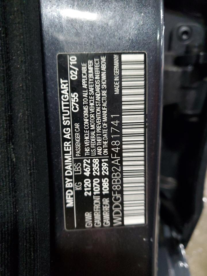 WDDGF8BB2AF481741 2010 Mercedes-Benz C 300 4Matic