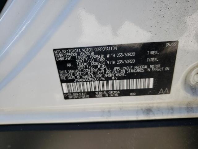 2023 SUBARU SOLTERRA P JTMABABA3PA006194