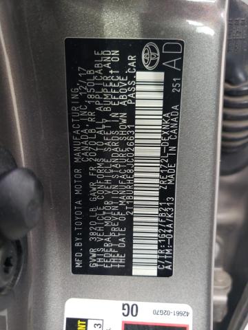 2018 TOYOTA COROLLA L - 2T1BURHE8JC026631
