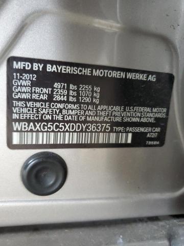 VIN WBAXG5C5XDDY36375 2013 BMW 5 Series, 528 I no.12