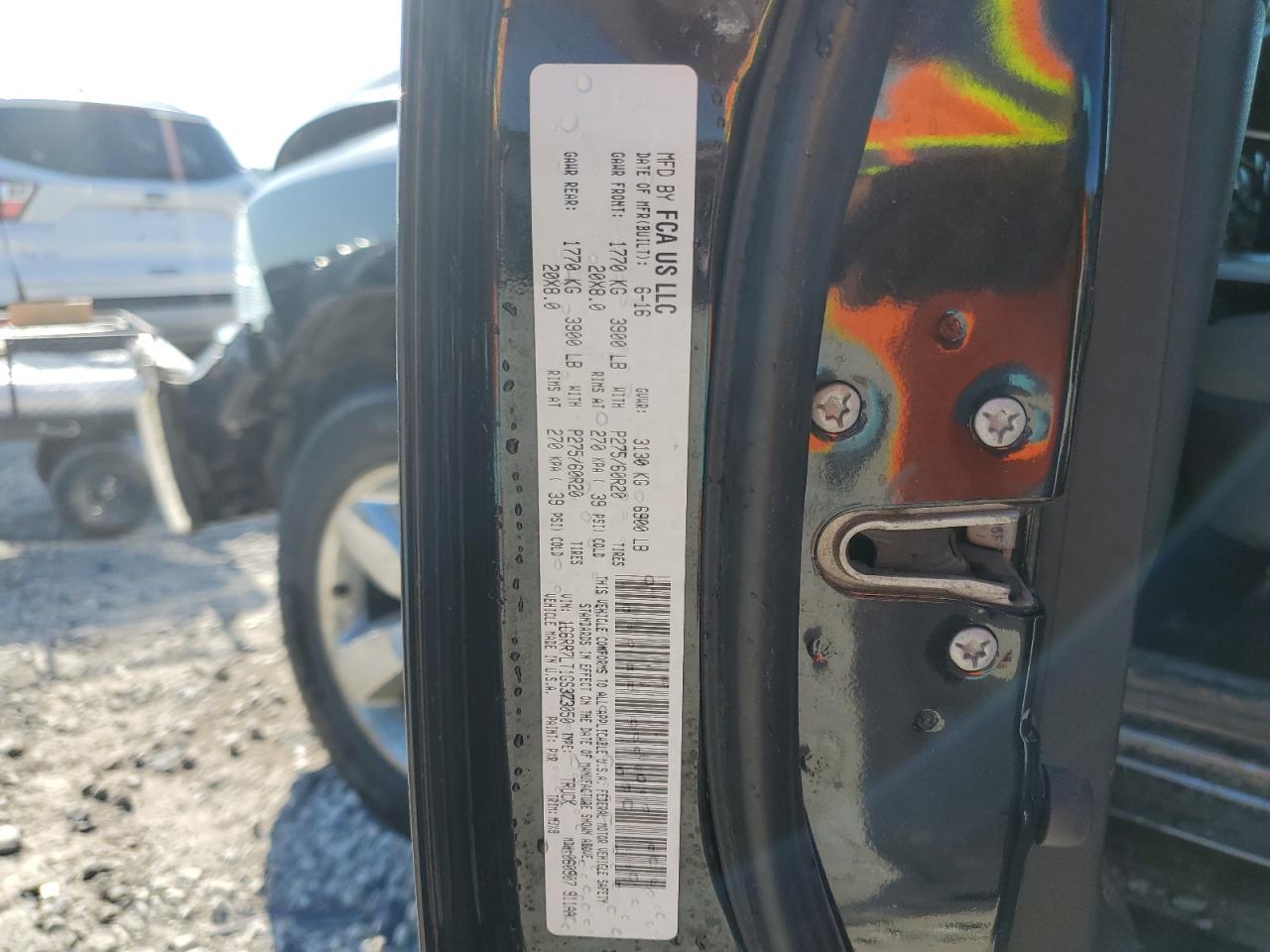 1C6RR7LT1GS373050 2016 Ram 1500 Slt