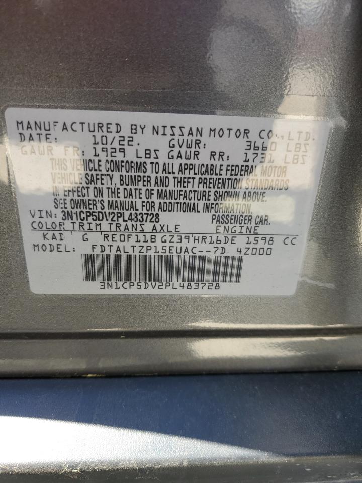 3N1CP5DV2PL483728 2023 Nissan Kicks Sr