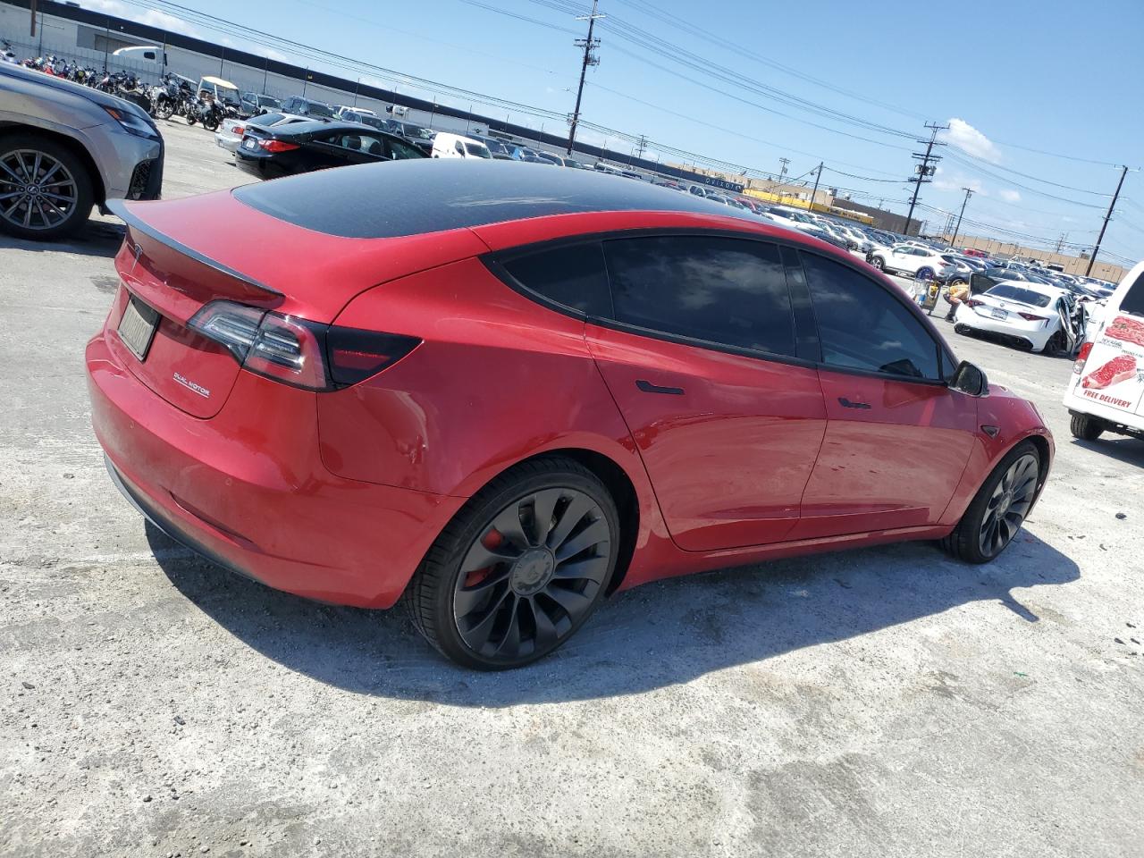 2022 Tesla Model 3 vin: 5YJ3E1EC9NF202108