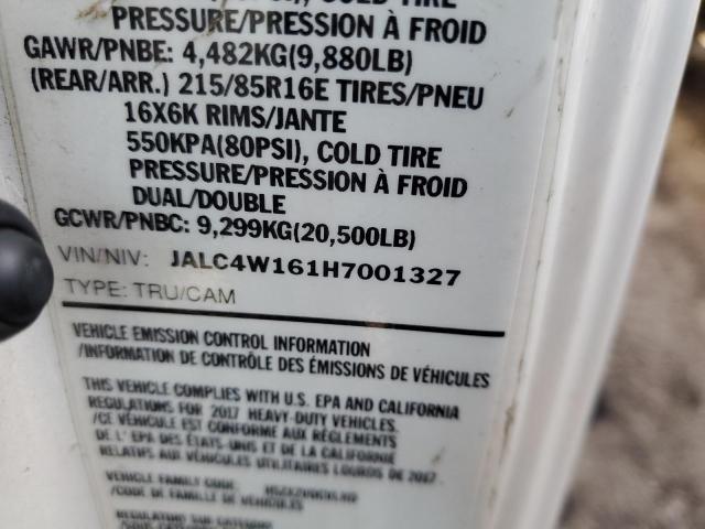 2017 Isuzu Npr Hd VIN: JALC4W161H7001327 Lot: 47187414