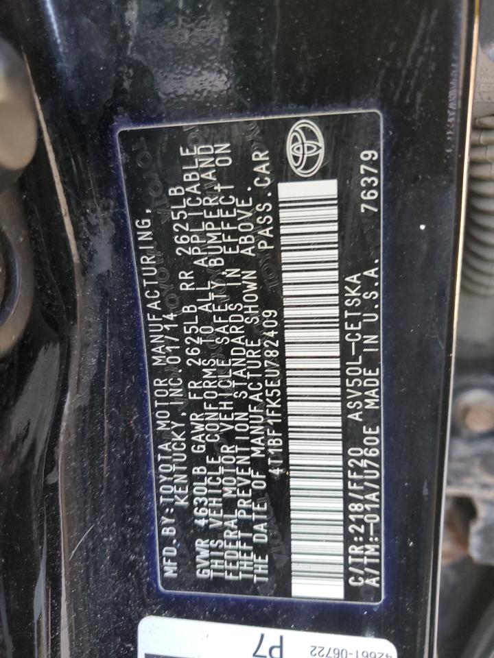 4T1BF1FK5EU782409 2014 Toyota Camry L